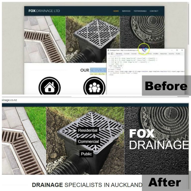 Unclogging a Drainage Website’s Pipes